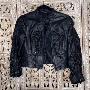 Bebe Moto Leather Jacket